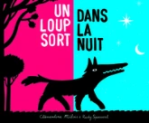 Un loup sort dans la nuit