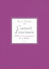 Carnet d'excuses