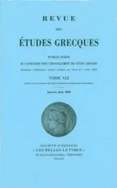 Revue des études grecques, n°122