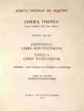 Opera Omnia - tome 48 Sententia libri politicorum Tabula libri ethicorum