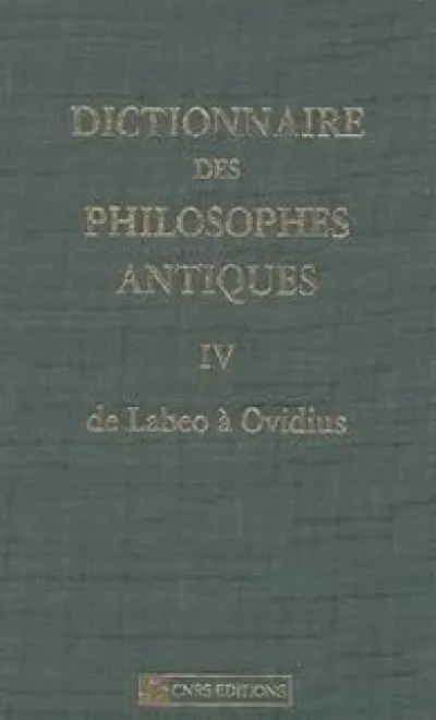 Dictionnaire des philosophes antiques