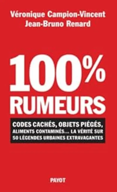 100 % rumeurs : Codes cachés, objets piégés, aliments contaminés... La vérité sur 50 légendes urbaines extravagantes