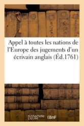 Appel à toutes les nations de l'Europe des jugements d'un écrivain anglais