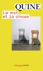 Le mot et la chose