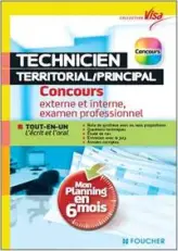 Visa - Technicien territorial principal - Concours interne et 3e voie - Mon planning en 6 mois