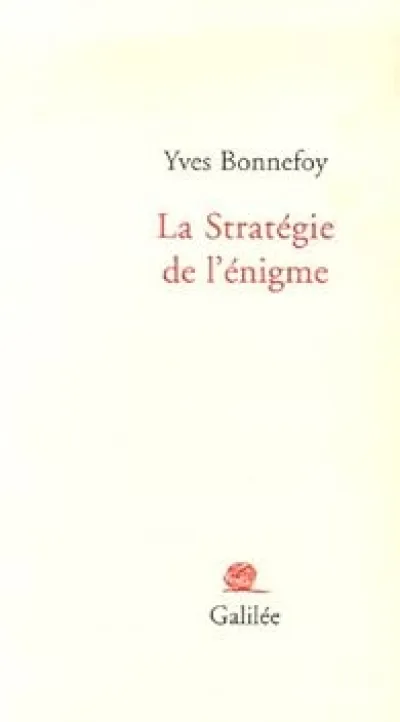 La Stratégie de l'énigme