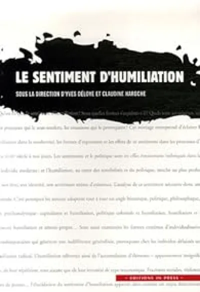 Le sentiment d'humiliation